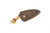 Toros Knife & Tool - Jellybean - 1.75" 4116 Steel Fixed Blade W/ Red & Yellow Epoxy Handle & Brown Leather Sheath
