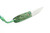 Toros Knife & Tool - Bear Claw - 2.1875" N690 Steel Fixed Blade W/ Green & Blue Stabilized Wood & Brown Leather Sheath 