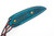 Toros Knife & Tool - Bear Claw - 2.1875" N690 Steel Fixed Blade W/ Green, Blue, & Purple Dyed Stabilized Wood & Blue Leather Sheath 