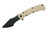 Dave Wenger Blades - Boker Plus Micro Tracker Folder - 3.2" CPM154 Steel Folding Knife W/ OD Green G-10 Handles