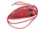 Toros Knife & Tool - Bear Claw - 2.1875" N690 Steel Fixed Blade W/ Red & Purple Epoxy & Red Leather Sheath 
