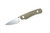 Knafs Knives - Little Lulu - 1.9" Magnacut Steel Fixed Blade W/ Green Micarta Handles