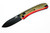 Knafs Knives - Lander 2 - 3.25" Black Stonewash S35VN Steel Folding Blade W/ Fish Scales G-10 Handles