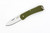 Knafs Knives - Lander 6 - 1.55" Satin 4034SS Steel Folding Blade W/ OD Green FRN Handles