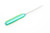WK Forgeworks - Little Bird - 2.8" AEB-L Fixed Blade W/ Lime Green over Tiffany Blue G-10 Handles & Hawaiin Flower Kydex