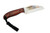 WK Forgeworks - Comanche - 2.6" AEB-L Fixed Blade W/ Orange & White Carbon Fiber Handles & Hawaiian Flowers Kydex