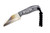 WK Forgeworks - Comanche - 2.6" AEB-L Fixed Blade W/ Orange & White Carbon Fiber Handles & Hawaiian Flowers Kydex