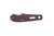 Upstate Cutlery Co. - Ultralight Teardrop W/ Shield - 2.6" 1095 Steel Blade - Red Linen Micarta 