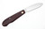 Upstate Cutlery Co. - Ultralight Teardrop W/ Shield - 2.6" 1095 Steel Blade - Red Linen Micarta 