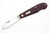 Upstate Cutlery Co. - Ultralight Teardrop W/ Shield - 2.6" 1095 Steel Blade - Red Linen Micarta 