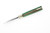 Upstate Cutlery Co. - Clip Jack - Emerald Camel Bone W/ Shield - 1095 Steel - 2 Blade - 2