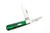 Upstate Cutlery Co. - Clip Jack - Emerald Camel Bone W/ Shield - 1095 Steel - 2 Blade - 2