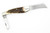 Upstate Cutlery Co. - Farmer Jack - Elk Stag W/ Shield - 1095 Steel - 2 Blade 