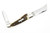 Upstate Cutlery Co. - Farmer Jack - Elk Stag W/ Shield - 1095 Steel - 2 Blade 