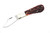 Upstate Cutlery Co. - Bunny Knife - 2.2" 1095 Steel Blade - Blood Red Jigged Bone - 2