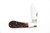 Upstate Cutlery Co. - Bunny Knife - 2.2" 1095 Steel Blade - Blood Red Jigged Bone - 2