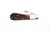 Upstate Cutlery Co. - Bunny Knife - 2.2" 1095 Steel Blade - Blood Red Jigged Bone - 2