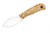 Cypress Creek Knives - Subnose TT - 3.1" AEB-L Fixed Blade W/ Masur Birch W/ Tiffany Blue & Red Liners Handle
