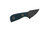 Very Good Knife Company - Mosquito - 1.75" Black Cerakote AEB-L Fixed Blade W/ Blue Canvas Micarta Handle