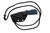 Very Good Knife Company - Mosquito - 1.75" Black Cerakote AEB-L Fixed Blade W/ Blue Canvas Micarta Handle
