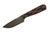Very Good Knife Company - Adventure Jr. - 3.5" Badlands Cerakote AEB-L Fixed Blade W/ Python Canvas Micarta Handle