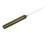 Very Good Knife Company - Adventure Jr. - 3.5" AEB-L Fixed Blade W/ Green Canvas Micarta W/ Black Liner Handle