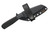 Very Good Knife Company - Mantis - 3" AEB-L Fixed Blade W/ Black Canvas Micarta W/ Red Liners Handle