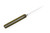 Very Good Knife Company - Mantis - 3" AEB-L Fixed Blade W/ Green Canvas Micarta W/ Black Liners Handle