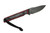 JP Bladesmithing - Fang EDC- 2.25" AEB-L Fixed Blade W/ Mirkwood Texture Apple Jack Dymalux Handle & Black Leather Sheath