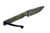 JP Bladesmithing - Fang EDC- 2.25" AEB-L Fixed Blade W/ Mirkwood Texture Green Mountain Camo Dymalux Handle & Black Leather Sheath