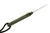 JP Bladesmithing - Fang EDC - 2.25" AEB-L Fixed Blade W/ Green Hornet Dymalux Handle & Black Leather Sheath
