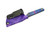 Lex Rex Customs - Mini Deathstick - 2" Alabama Damascus Steel Fixed Blade W/ Blue & Purple Stabilized Wood W/ Tru-Stone Handle 