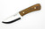 LT Wright Knives - XL Workhorse (Scandi Grind) 4.25" 01 Steel Fixed Blade Knife W/ Natural Canvas Micarta & Black Liners Handle