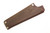 LT Wright Knives - XL Workhorse (Scandi Grind) 4.25" 01 Steel Fixed Blade Knife W/ Natural Canvas Micarta & Black Liners Handle