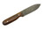 LT Wright Knives - Bushcrafter HC - 3.6" 1075 Steel Fixed Blade W/ High Saber Grind & Desert Ironwood W/ Tox Green Liners Handle - Matte Finish - 2
