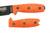 TKC: COMPACT G10 Handle for ESEE 3 / ESEE 4 - Orange Grip-X