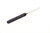 Lex Rex Customs - Mini Deathstick - 2" Alabama Damascus Steel Fixed Blade W/ Purple & Black Grip-X W/ Black Tru-Stone Handle 
