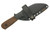 Very Good Knife Company - The Hawk - 3.5" AEB-L Fixed Blade W/ Brown Burlap W/ Orange Liners Handle