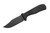 Very Good Knife Company - Counter Strike - 4" Black Cerakote AEB-L Fixed Blade W/ Black Canvas Micarta W/ Red Liners Handle