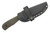 Very Good Knife Company - Counter Strike - 4" AEB-L Fixed Blade W/ Double Green Canvas Micarta Handle