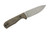 Very Good Knife Company - Rogue - 4" AEB-L Fixed Blade W/ FDE Grip-X W/ Green Liners Handle
