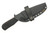 Very Good Knife Company - Rogue - 4" AEB-L Fixed Blade W/ Black Canvas Micarta W/ Red Liners Handle