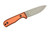 Very Good Knife Company - Rogue - 4" AEB-L Fixed Blade W/ Black & Orange G-10 Handle