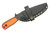 Very Good Knife Company - Rogue - 4" AEB-L Fixed Blade W/ Black & Orange G-10 Handle