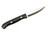 Lishen Knives - Little Fowl - 2.8" AEB-L Scandi Grind Fixed Blade W/ Black Canvas Micarta W/ Brass Pins Handle