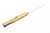 Lishen Knives - Little Fowl - 2.8" AEB-L Scandi Grind Fixed Blade W/ Spalted Maple W/ Brass Pins Handle