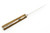 Lishen Knives - Little Canuck - 3.25" AEB-L Scandi Grind Fixed Blade W/ Natural Canvas Micarta W/ Brass Pins Handle