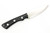 Lishen Knives - Little Canuck - 3.25" AEB-L Scandi Grind Fixed Blade W/ Black Canvas Micarta W/ Aluminum Pins Handle
