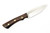 Lishen Knives - Little Canuck - 3.25" AEB-L Saber Grind Fixed Blade W/ Desert Ironwood W/ Brass Pins Handle
