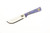 Woods Monkey - Lil Widdle Chete by L.T. Wright - AEB-L Steel - Convex Machete Grind - Satin Finish - Blue Bone Handle - 6